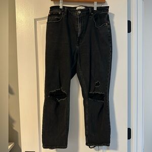 Abercrombie & Fitch Black Ultra High Rise Jeans